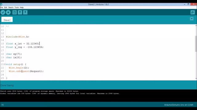 Sending Float value from Slave to Master смотреть онлайн