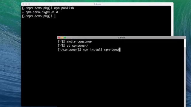 Publishing npm packages смотреть онлайн