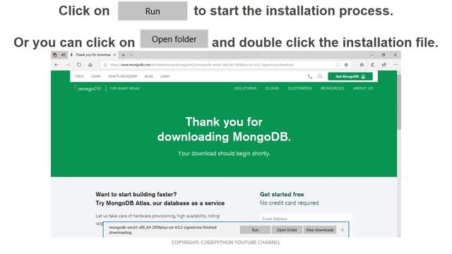 How to Install MongoDB Community Server (4.0.2) смотреть онлайн