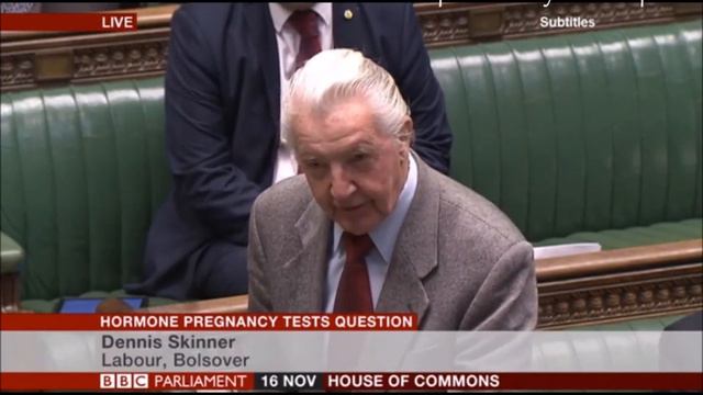 Dennis Skinner 16.11.2017 Hormone Pregnancy Tests Question смотреть онлайн