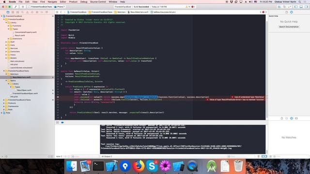 11 - Swift - BDD с Quick and Nimble, собственные matchers, call and scope functions смотреть онлайн
