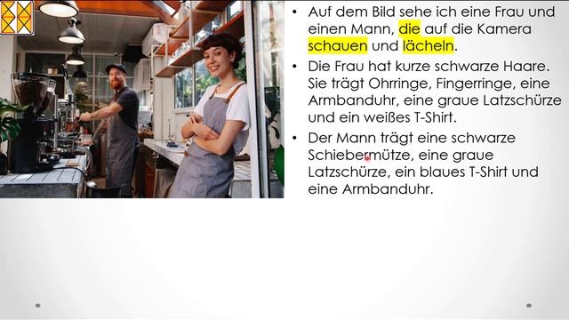 DTZ / B1 | Sprechen 2 | Bildbeschreibung | Arbeit Und Beruf | With Subtitles مترجم