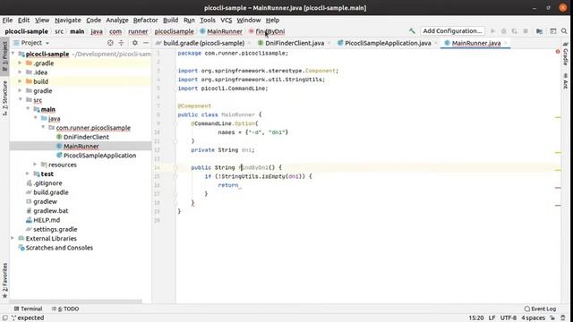 Picocli - Spring Boot example смотреть онлайн