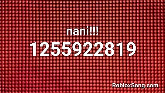 nani!!! Roblox ID - Roblox Music Code смотреть онлайн