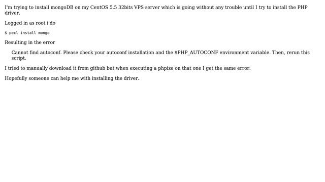 DevOps & SysAdmins: Installing MongoDB on CentOS 5.5 32bits (2 Solutions!!) смотреть онлайн