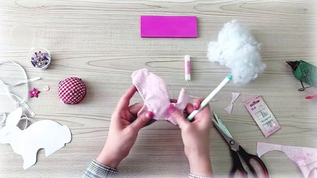 01 Мастер Класс "Интерьерный пасхальный Кролик" смотреть онлайн