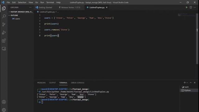 Python for Beginners- Lesson 6 - Python List and Tuples смотреть онлайн