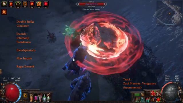 PoE 3.22 - Samurai Ichimonji #1 : Double Strike Gladiator смотреть онлайн