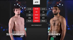 Абдулпатах Султанбеков vs. Асланбек Кодзаев | Abdulpatakh Sultanbekov vs. Aslanbek Kodzaev | YЕ 43