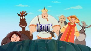 Три богатыря "Алёша Попович и Тугарин Змей"