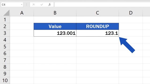 How to ROUNDUP in Excel смотреть онлайн