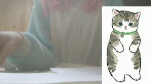 Туториал: как сделать бумажного котика.