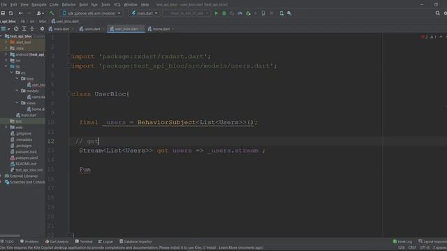 Fetch Data in Flutter With API BY RxDart and http With Null Safety part 1 смотреть онлайн