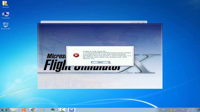 Fix unable to write cache file(Microsoft flight simulator X( fsx) смотреть онлайн