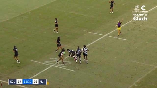 RUBY TUI gets a knee to the face and KEEPS PLAYING with blood on her face | Black Ferns | Rugby 7s смотреть онлайн