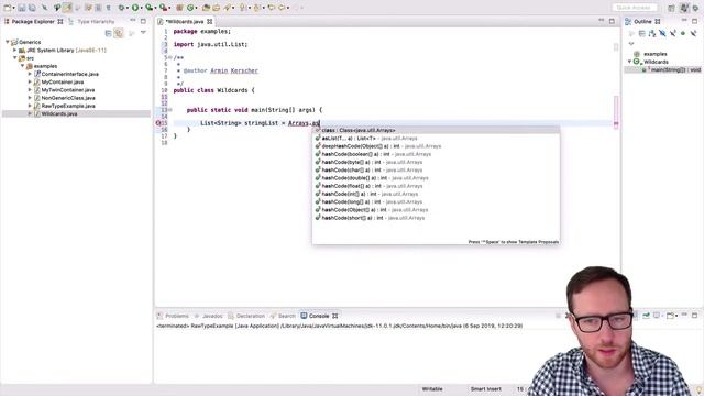 Java - Wildcards am Beispiel erklärt (Generics - Teil 17/19) смотреть онлайн