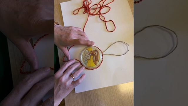 Изготовление новогодней игрушки. смотреть онлайн