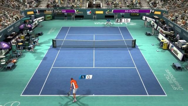 Virtua Tennis 4 - Rafael Nadal vs Roger Federer - PS3 Gameplay смотреть онлайн