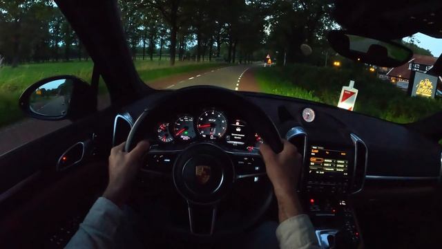 POV Porsche Cayenne GTS at TWILIGHT | Adrenaline Rushing Drive Vibes with Beats! смотреть онлайн