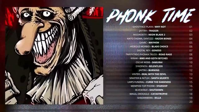 1 HOUR AGGRESSIVE PHONK MUSIC 2023 #1   Сборник агрессивного Фонка