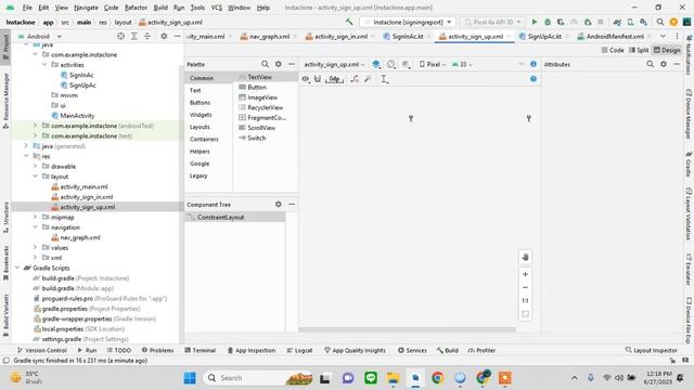 2. Layout & Firebase Integration & Navigation | Instagram Clone | смотреть онлайн