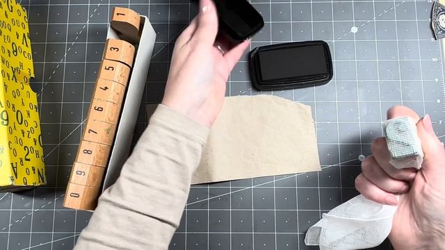 MAKING AN XXL FAUX FABRIC ENVELOPE FOR GUNTHER'S GRUNGY LAPBOOK #junkjournalideas #papercraft