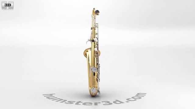 Saxophone Yamaha YTS-26 3D model by Hum3D.com смотреть онлайн