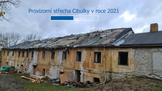 Provizorní střecha usedlosti Cibulka dokončená v roce 2021 смотреть онлайн