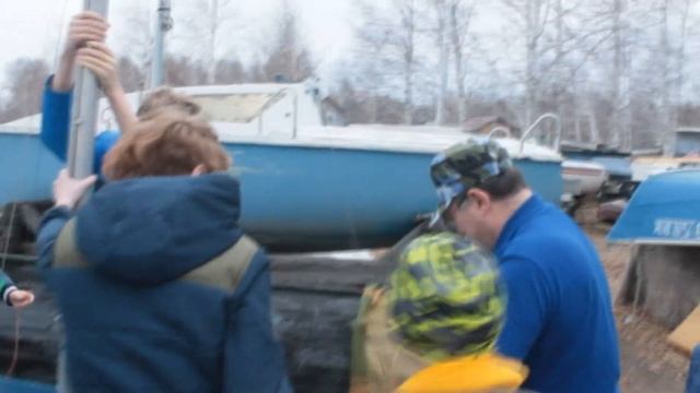 Первое занятие по морскому делу