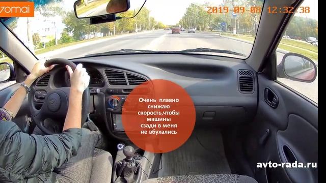 Уроки вождения - Заезд во двор налево смотреть онлайн