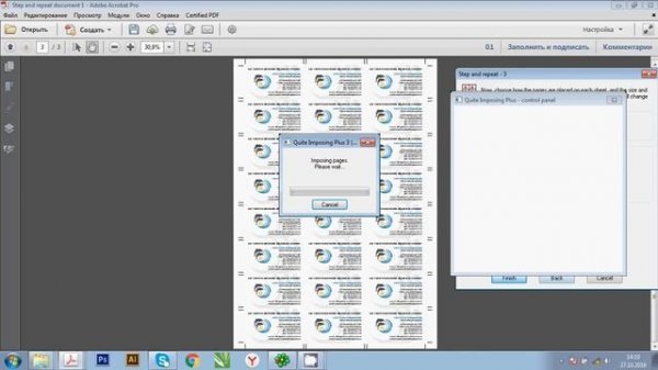 Adobe Acrobat Pro - Quite Imposing Plus. Step and Repeat and N-up pages.