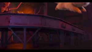 Момент из мультика большой кошачий побег