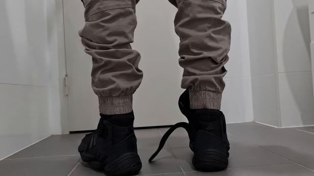 Adidas Pharrell Williams 0 TO 60 Black On Feet