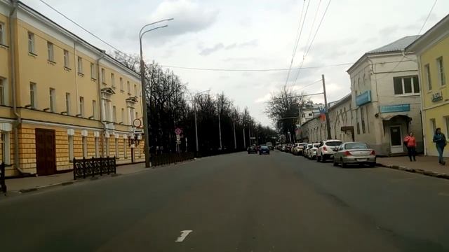 Вид из кабины троллейбуса. 1 маршрут, 3 часть. Ярославль смотреть онлайн