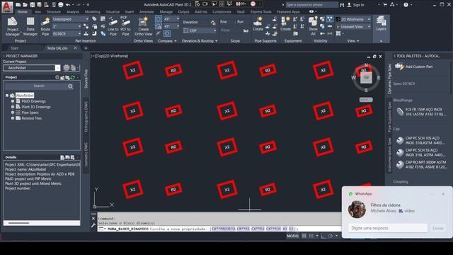 Mudando a opção do bloco dinâmico no Autocad com Plugin смотреть онлайн
