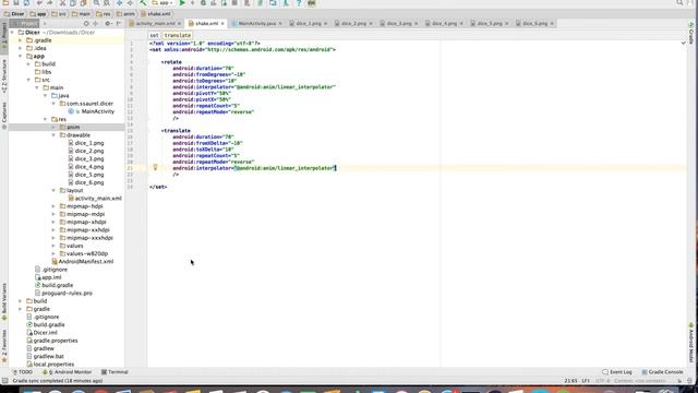 Create a Roll Dice game with a Shake Effect on Android смотреть онлайн