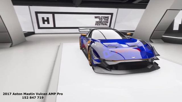 Forza Horizon 4 - Livery Showcase - 2017 Aston Martin Vulcan AMR Pro (Share code included) смотреть онлайн