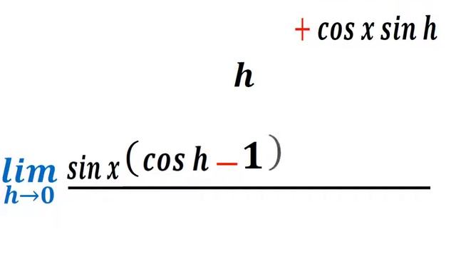 Prove That D/dx(sin X) = Cos X