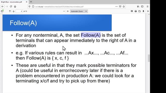 Recursive descent and iterative top-down parsers смотреть онлайн