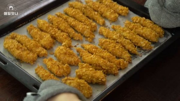 튀기지 않았는데 치킨이 바삭해요. 이 방법 괜찮네~ :: 양념치킨소스 :: Korean Chicken Recipe