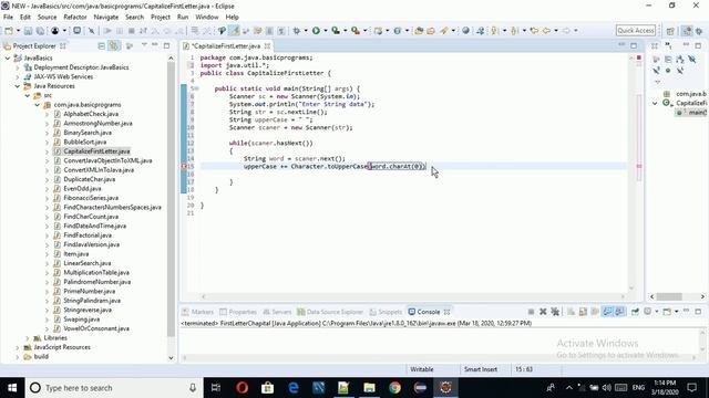 Capitalize first letter of each word using java|| Display each word first letter capital смотреть онлайн