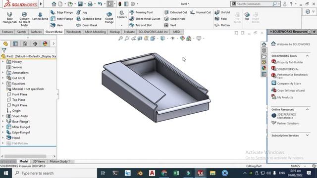 Solidworks Sheetmetal Basics-Solidworks Sheetmetal flatten-Export Solidworks to Autocad DXF-CADable смотреть онлайн