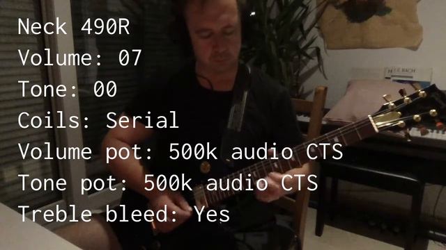 Gibson 490R serial/parallel coils comparison смотреть онлайн