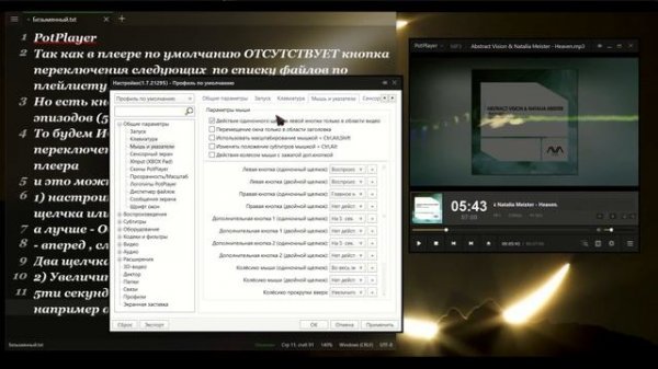 PotPlayer ИСПРАВЛЕНИЕ ОТСУТСТВУЮЩЕЙ КНОПКИ ПЕРЕКЛЮЧЕНИЯ СЛЕДУЮЩИХ ФАЙЛОВ