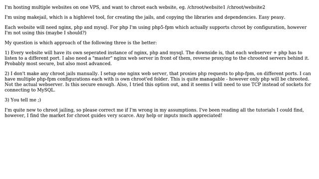 Chroot jail of Nginx and php смотреть онлайн