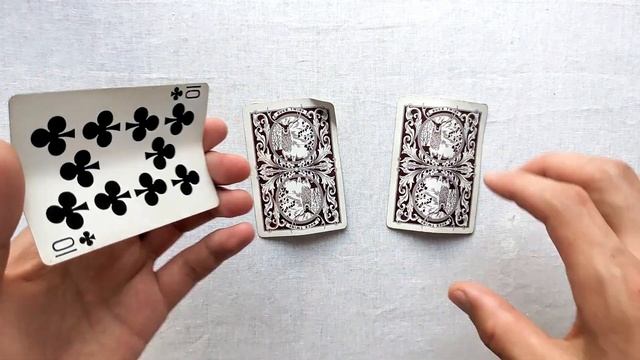3 КАРТЫ МОНТЕ С СОГНУТОЙ КАРТОЙ Карточный фокус обучение | 3 card Monte Trick Tutorial | Cardistry смотреть онлайн