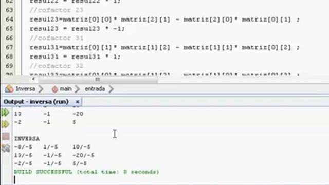 Matriz inversa adjunta console java netbeans source code смотреть онлайн