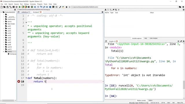 Python: Unpacking Operator *args смотреть онлайн