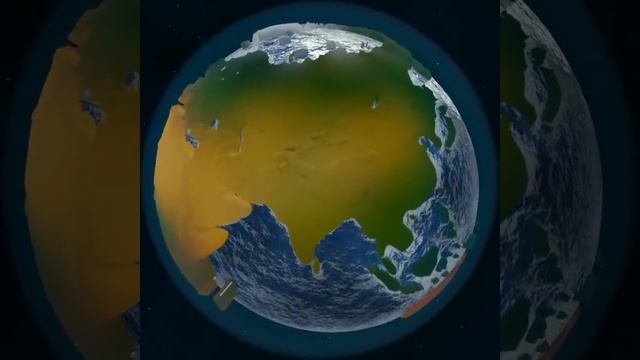 Интересная визуализация механизма приливов и отливов на Земле смотреть онлайн