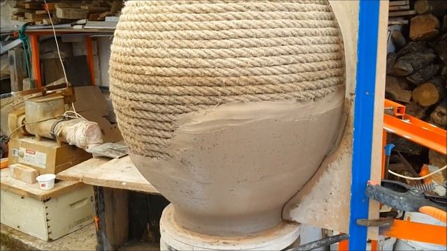 Manufacturing traditional jars in Kalamos Greece смотреть онлайн
